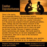 Creative-Unproductiveness